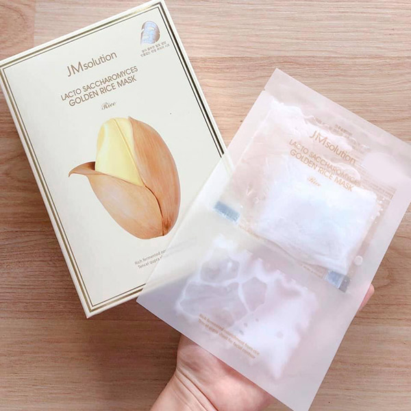 Bộ 10 Mặt Nạ Giấy Tinh Chất Gạo JM Solution Lacto Saccharomyces Golden Rice Mask