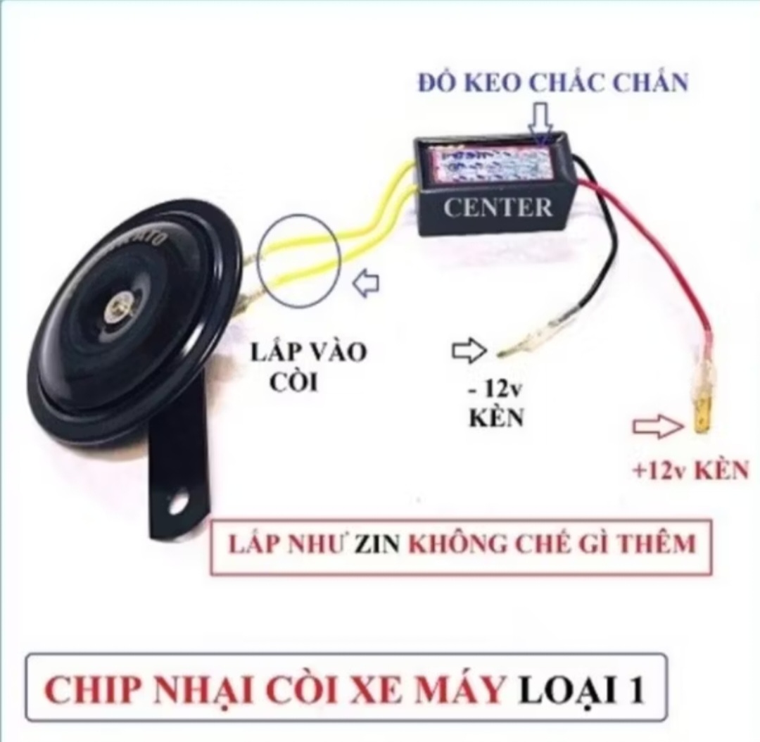 BỘ NHẠI CÒI XE MÁY KÊU CỰC HAY