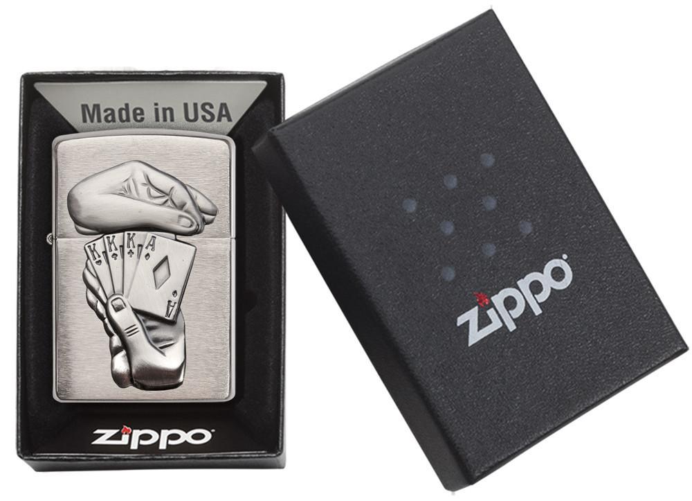 Bật Lửa Zippo Full House Emblem 29396