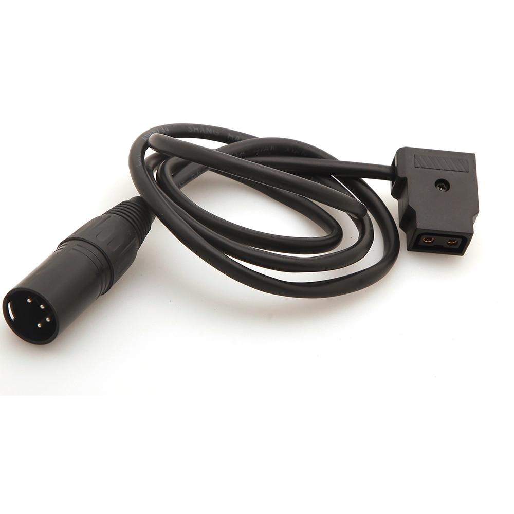 D-Tap B Female To XLR 4PMale Adapter Cable for Anton Bauer Battery V-Mount