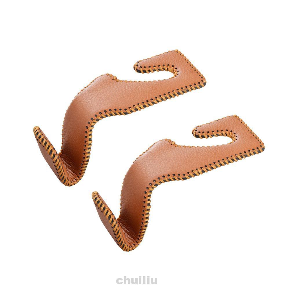 Set 2 Móc Treo Đồ Da Tiện Lợi Cho Xe Ô Tô