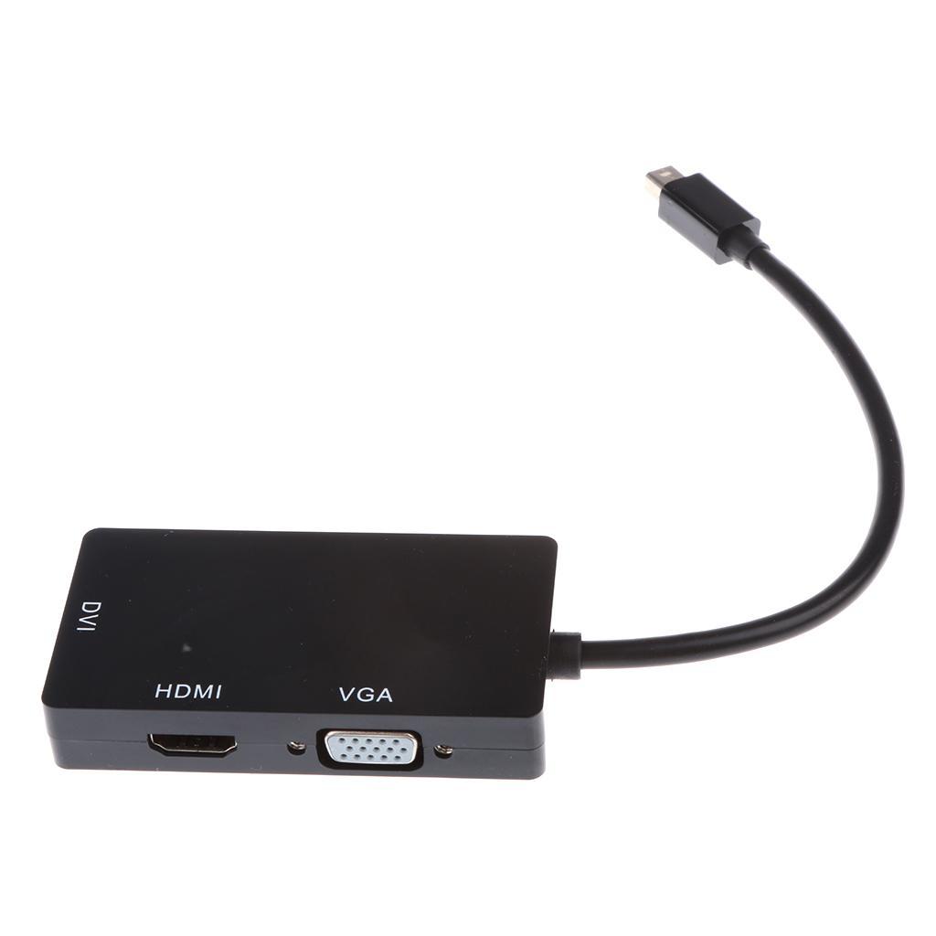 3 In1 Mini DP to  VGA  TV Adapter Cable for