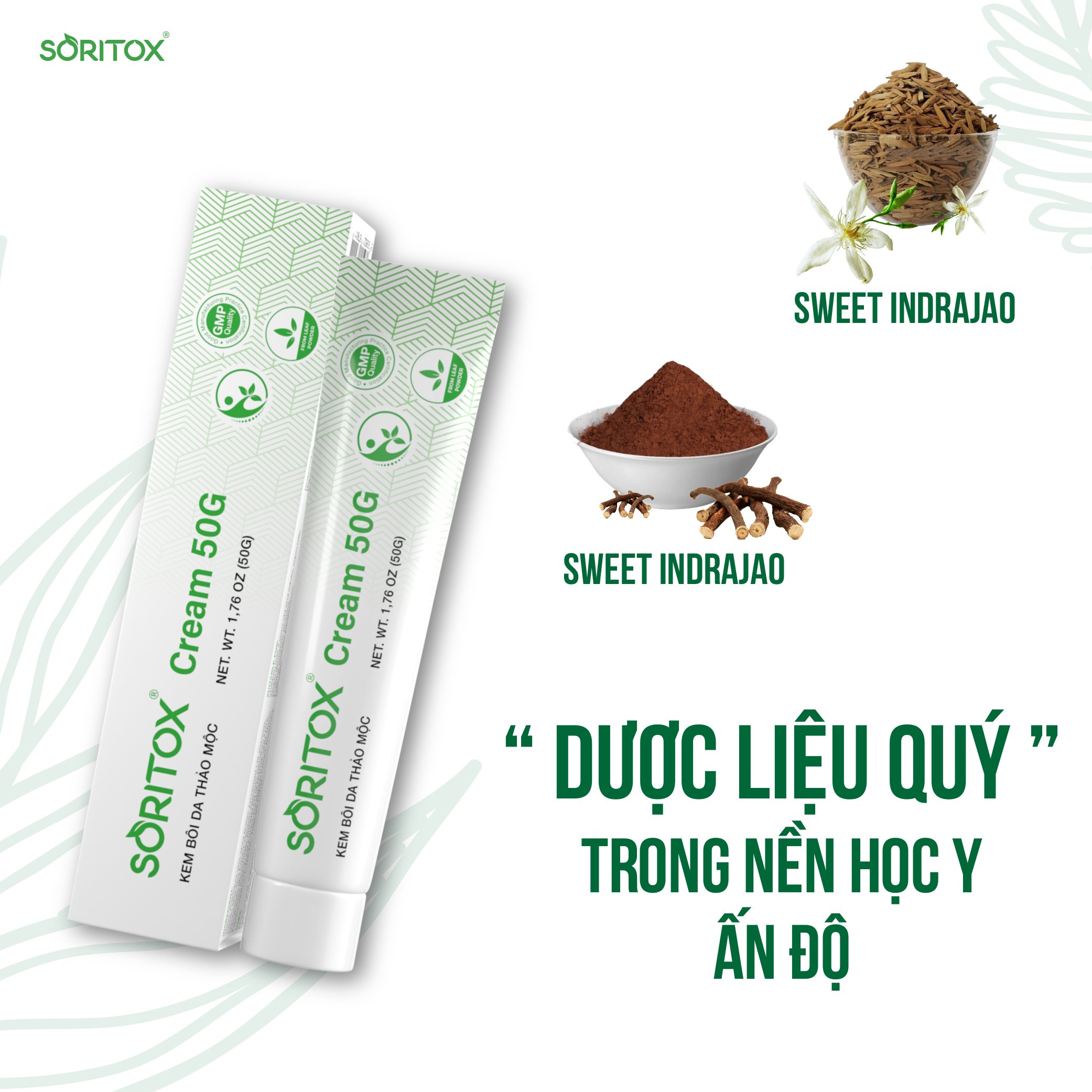 Combo Hộp 2 Kem Soritox Cream Phục Hồi Vảy Nến Da Cơ Địa Hắc Lào Dưỡng Ẩm Da