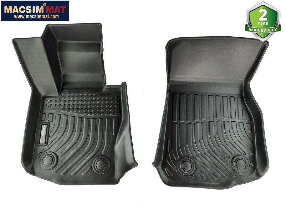 Thảm lót sàn xe BMW 4 series 2015 -2020 Nhãn hiệu Macsim chất liệu nhựa TPV cao cấp màu đen