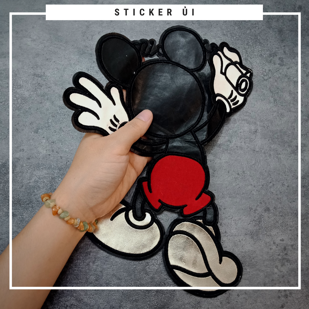 Phụ kiện trang trí áo thun tay lỡ unisex: Logo Sticker Patch Ủi Quần Áo, BALO, quần jogger chuẩn local brand streetstyle