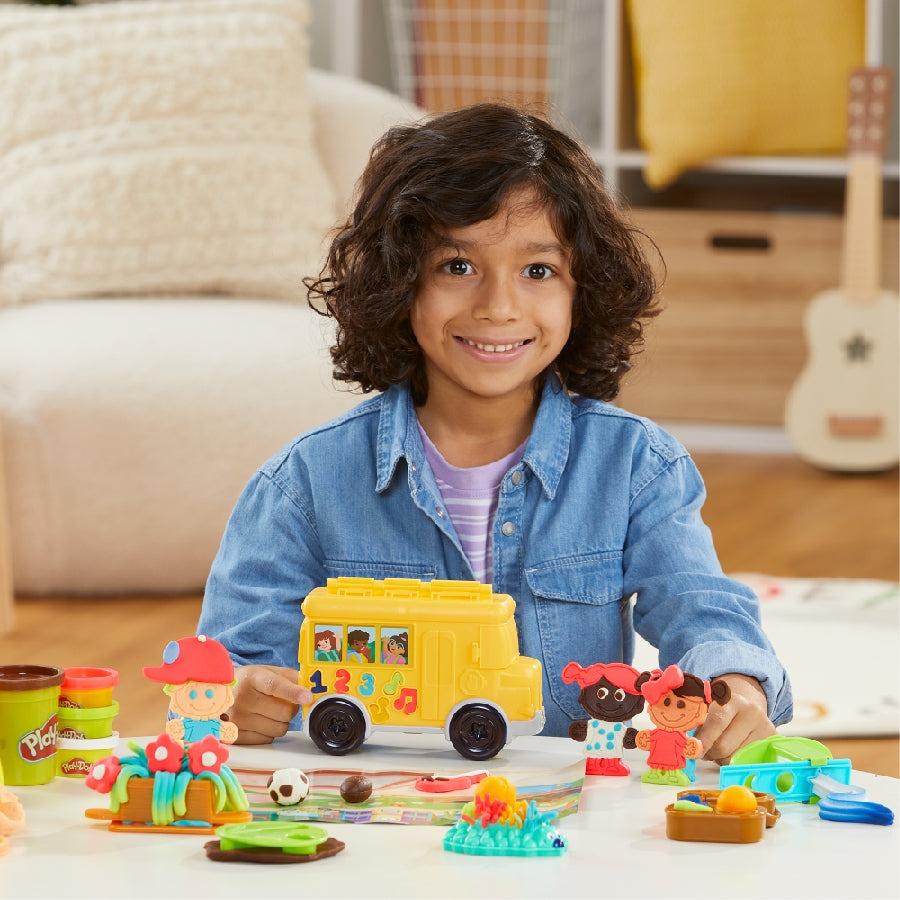 Bộ Đồ Chơi Bột Nặn Xe Buýt Vui Học - Playdoh F9140 (23 Chi Tiết)