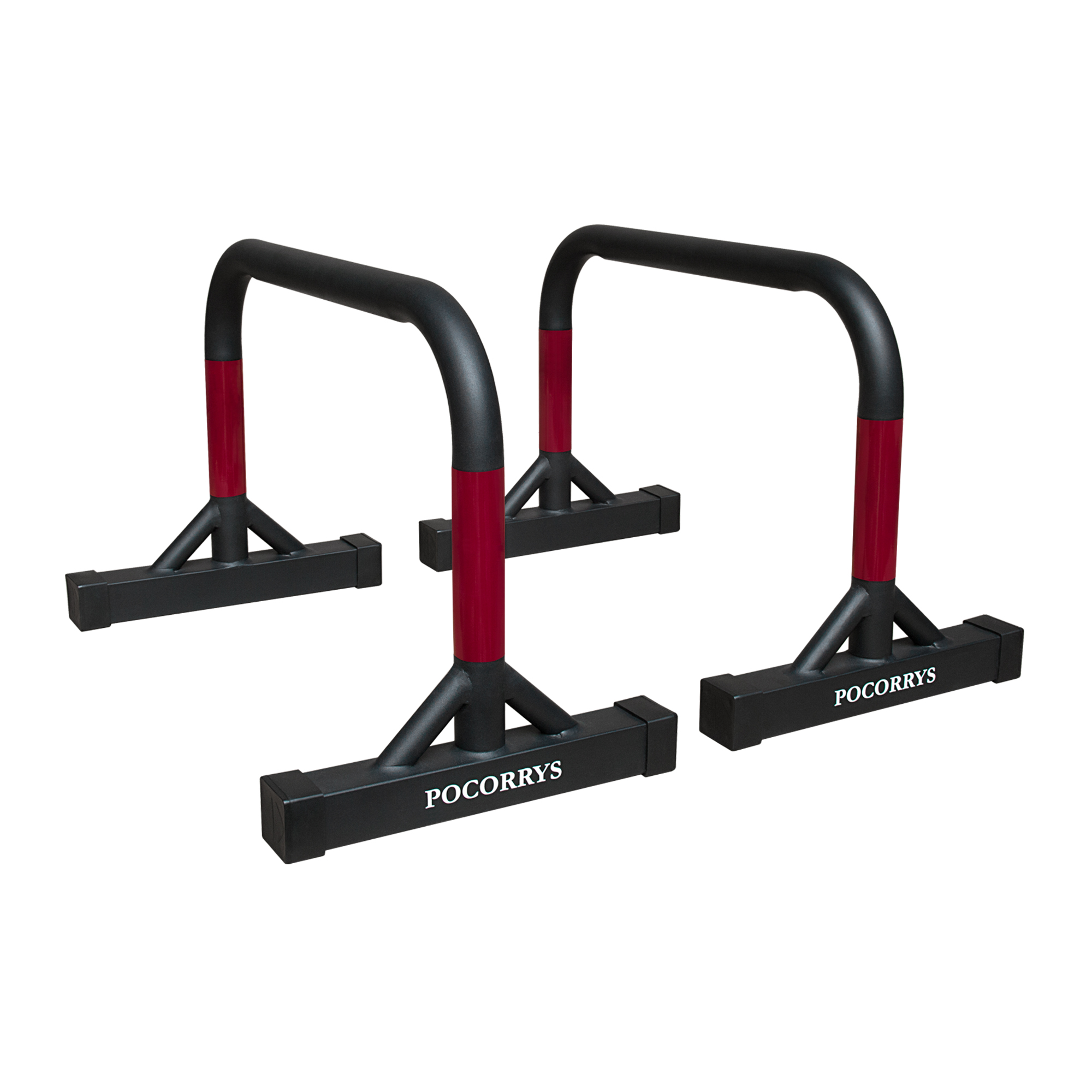 Combo Xà đa thanh uốn &amp; 3 bộ Xà kép Parallettes 90-45-18cm