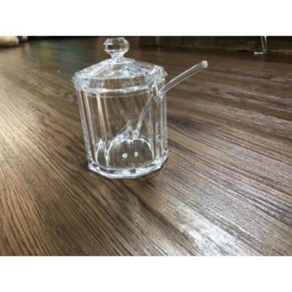 Bộ hũ đựng mắm giấm nhựa pha lê cao cấp rơi không vỡ tất tiện lợi cho gia đình và các nhà hàng GDTH