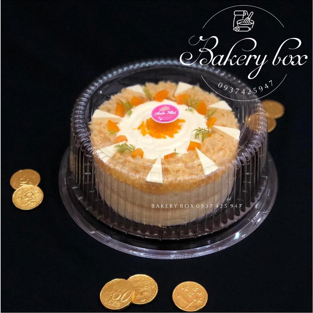 50 Hộp A024 Đựng Bánh Size 20cm Bông Lan Trứng Muối - Rau Câu - Tiramisu