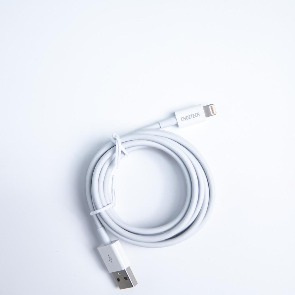 CÁP CHOETECH USB A RA LIGHTNING IP0027-WH- Hàng chính hãng