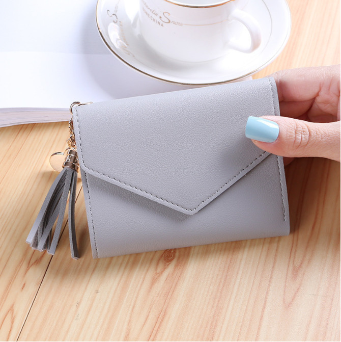 Ví nữ nhỏ gọn bỏ túi mini cao cấp cầm tay đựng tiền, bóp ví nữ mini đựng thẻ giấy tờ dễ thương kiểu dáng sang trọng