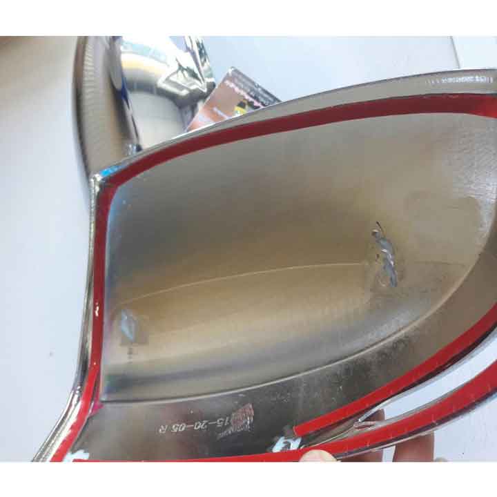 Ốp Trang Trí Gương Chiếu Hậu Mạ Crom Cho Xe Brio