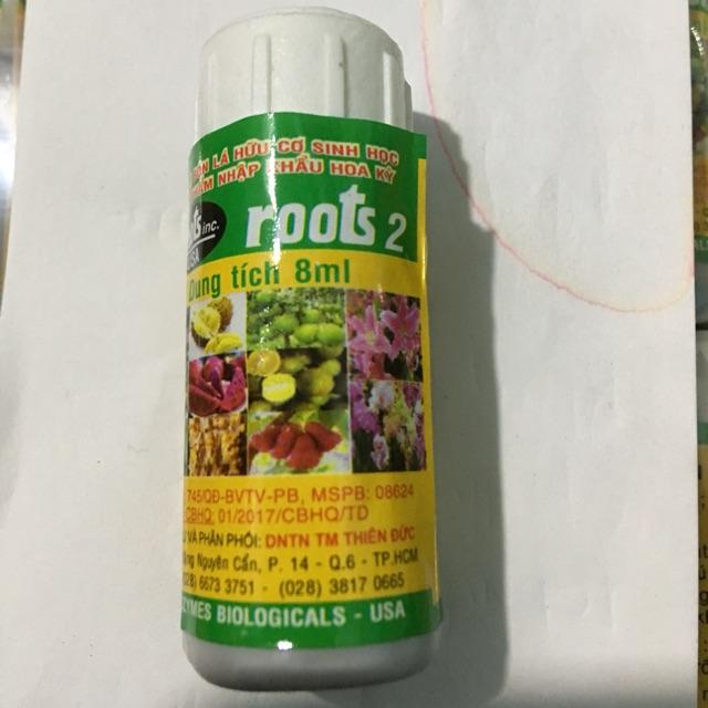 Roots 2 Phân Bón Lá Hữu Cơ Nhập Khẩu Từ USA lọ 8ml (Kháng khử độc cho cây khi dùng phân quá liều )