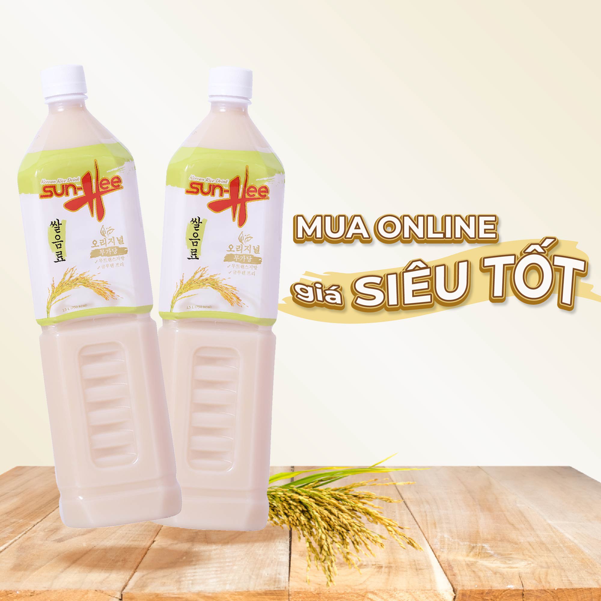 Nước Gạo Hàn Quốc Sunhee Chai 500Ml