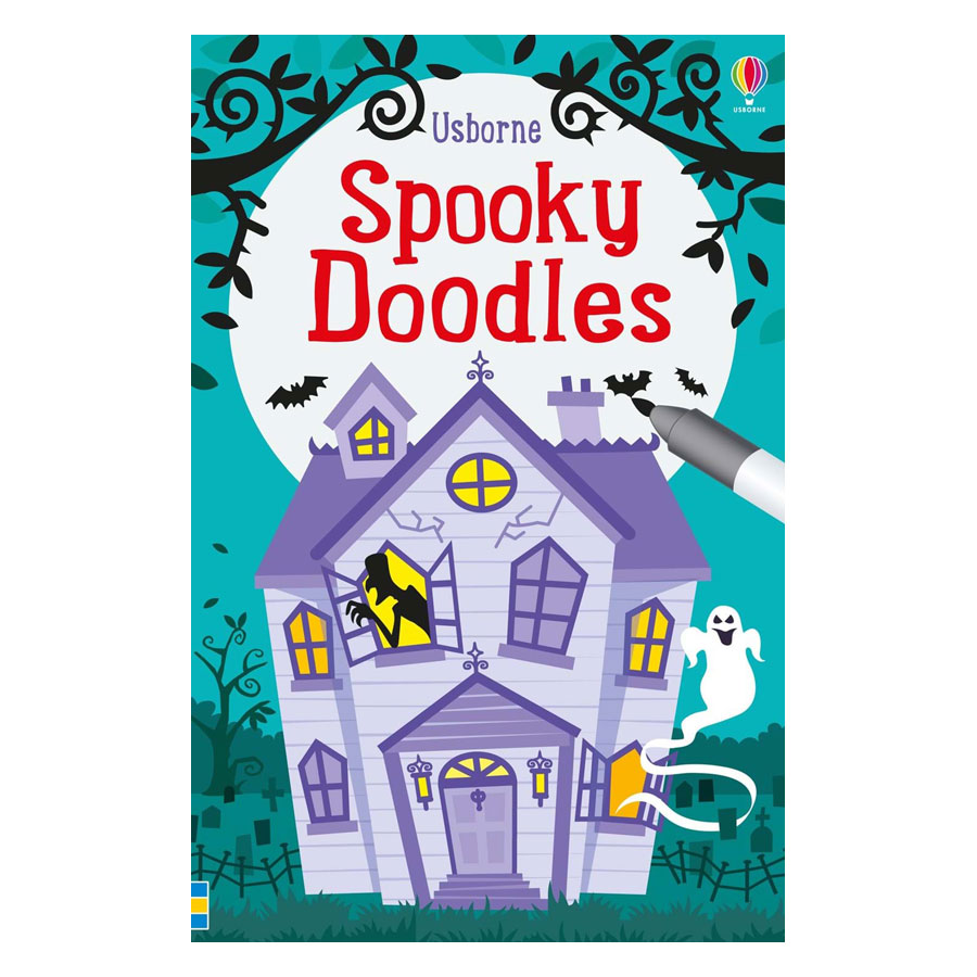 Sách tiếng Anh - Usborne Over 100 Spooky Doodles