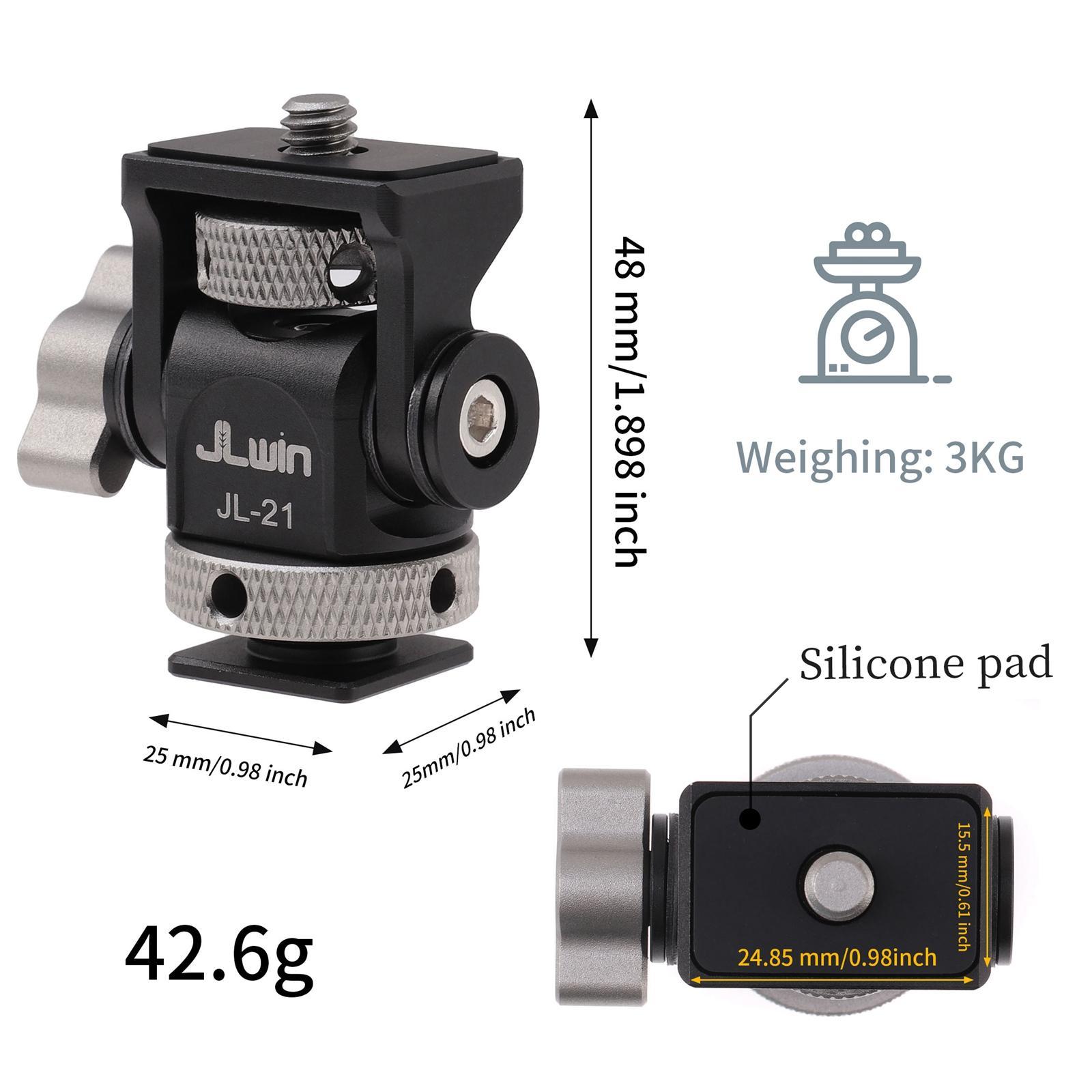 Camera Monitor Mount Angle Adjustable Retractable Fits Positioning Pin