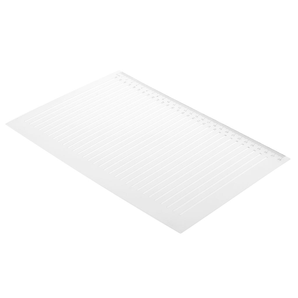 Nhựa Mềm Thước Thẳng Đo Công Cụ Stencil cho Học Sinh Sinh Viên Trường Văn Phòng