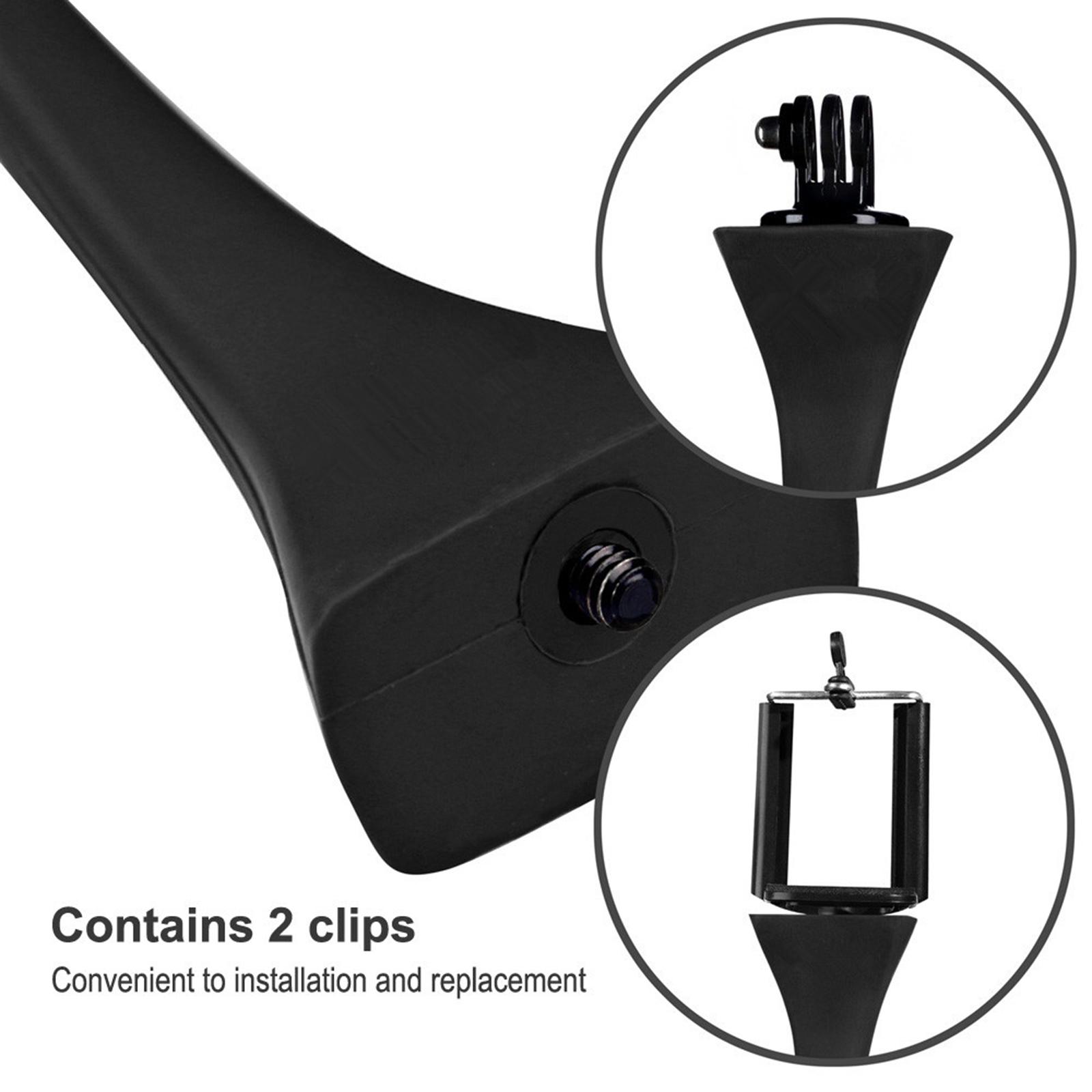 Portable Flexible Cell Phone Holder Stand for Treadmill, Spin Bike, Bed, Car, Desk, Grocery Shopping Cart, Compatible with Phone, , Action Camera