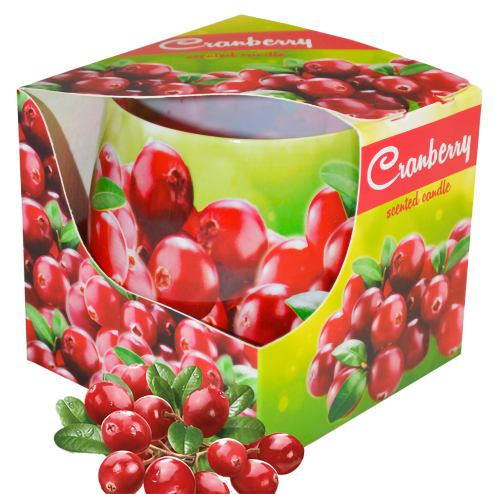 Ly nến thơm tinh dầu Admit Cranberry 100g QT04535 - nam việt quất