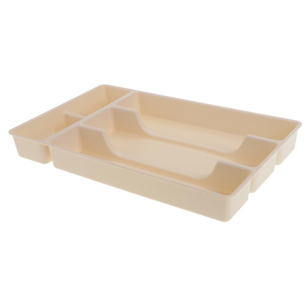 Home Sundries Organizer Office Stationery Storage Box Jewelry Display Tray, 5 Compartments, Multipurpose
