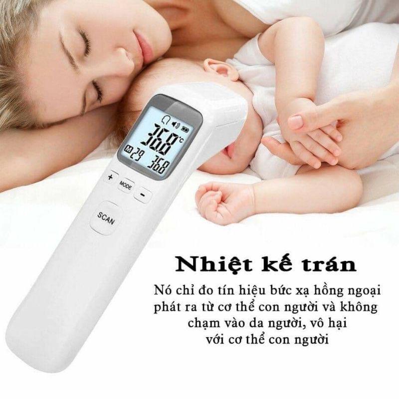 Nhiệt kế hồng ngoại cảm ứng đo trán đa năng CKT-1502