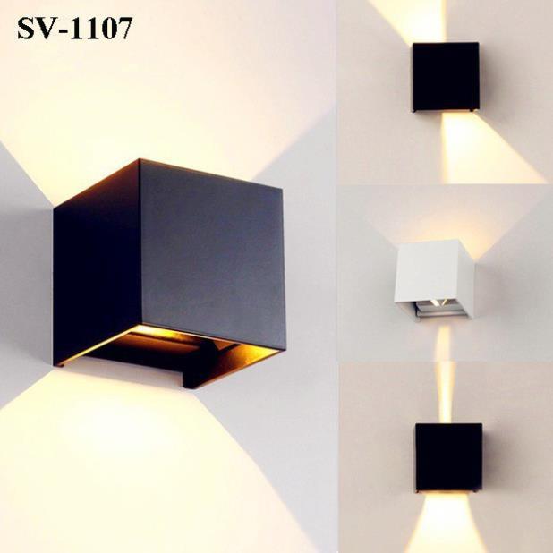 Đèn Tường Led Hắt Sáng 2 Đầu Điều Chỉnh Được Hướng Tia Sáng mới