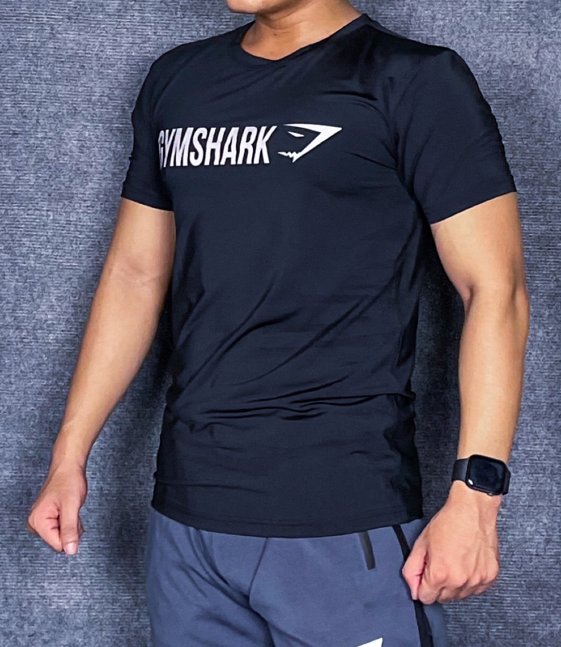 Áo thun nam tập gym DO GYM SHOP vạt ngang, chất thun lạnh thoáng khí khi chơi thể thao, mặc nhà