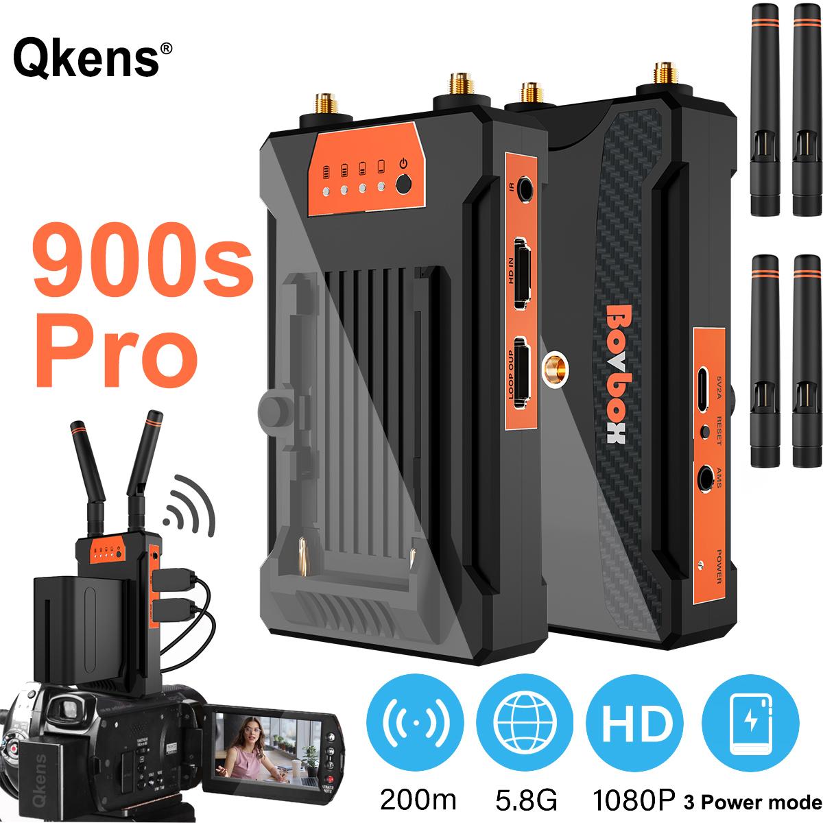 Máy phát video truyền video mở rộng HDMI truyền tải không dây cho máy quay máy quay máy ảnh phát trực tiếp Yolobox Pro