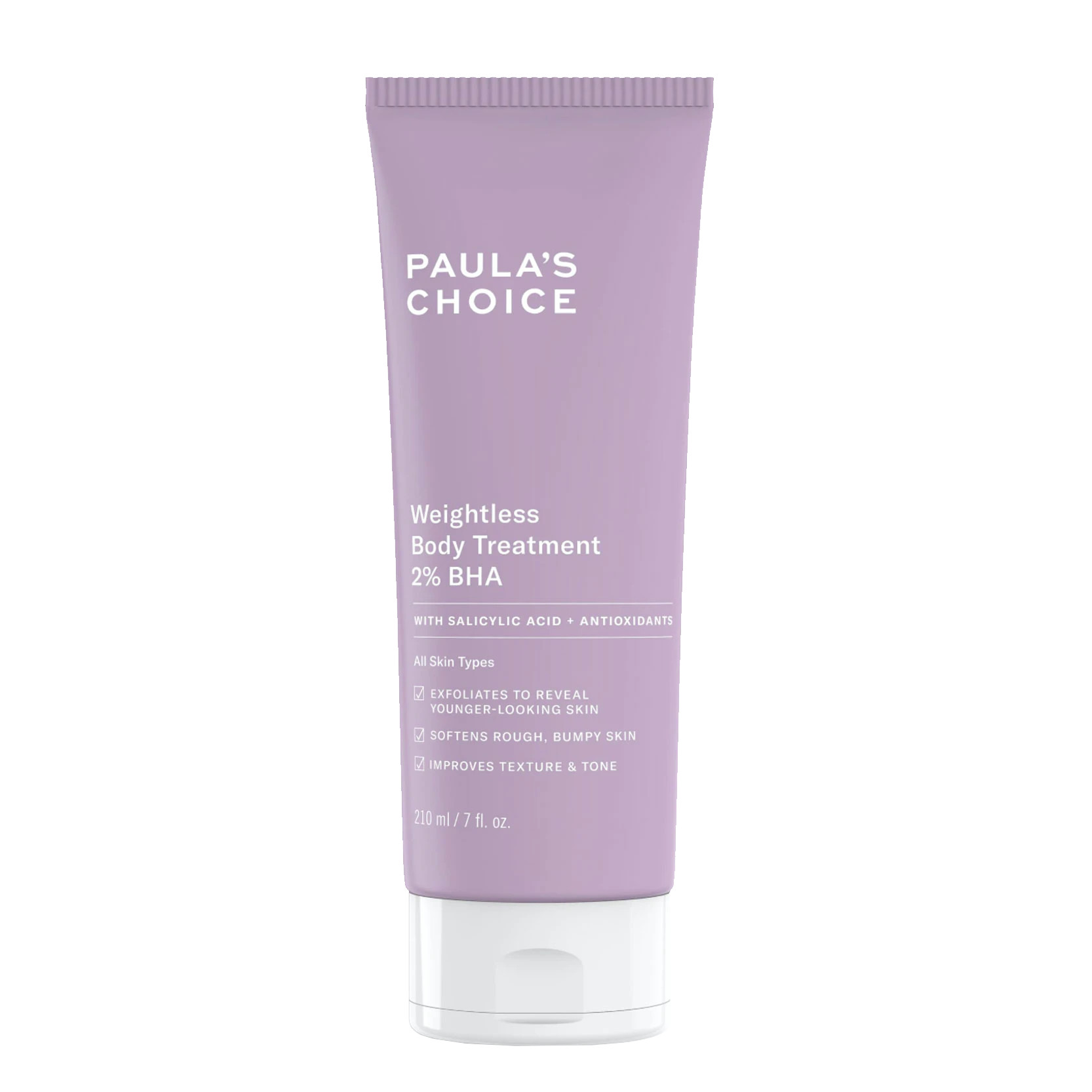 Kem Dưỡng  Thể Paula's Choice Weightless Body Treatment 2% BHA 210ml