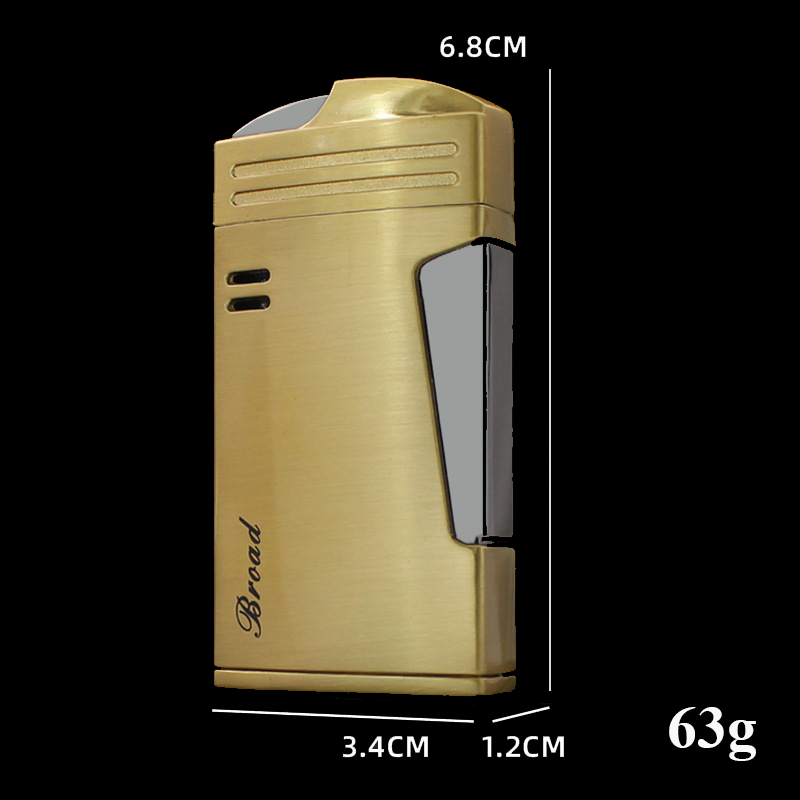 Bật Lửa Khò Broad Lighter BD432 Bấm Ngang Lửa Khò Xanh Chắn Gió - Xài Gas