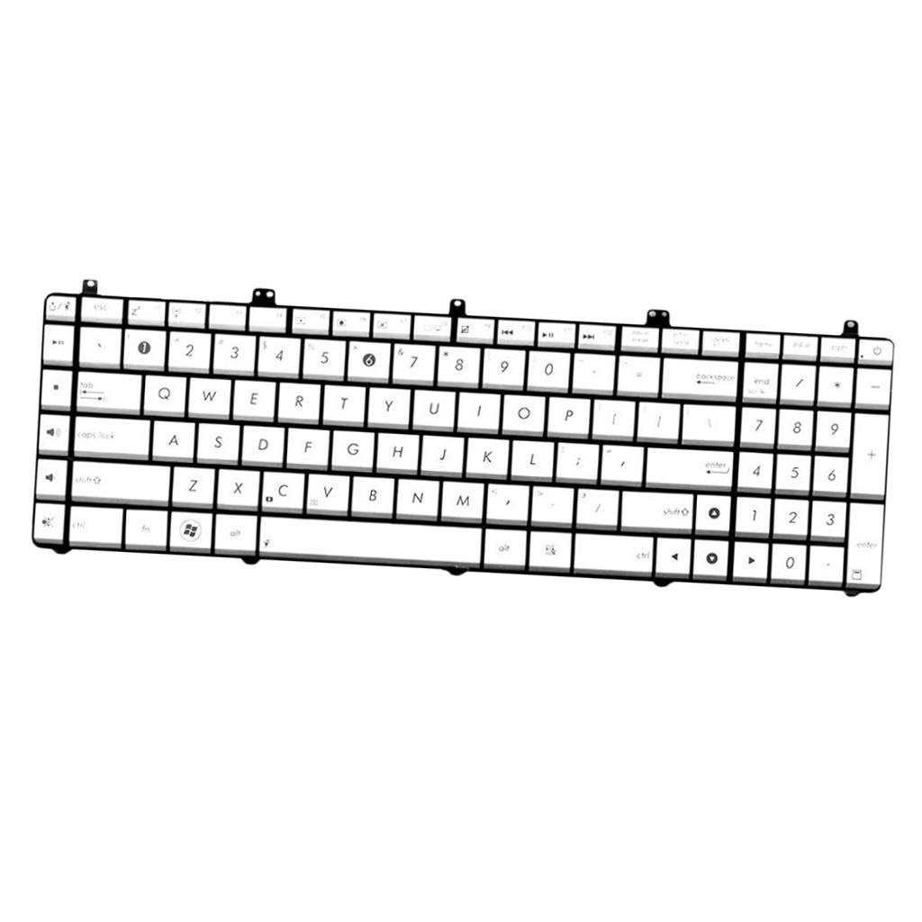 For Asus N55 N55S N55X N75S N75SF New Plastic US PC Laptop Keyboard Keypad