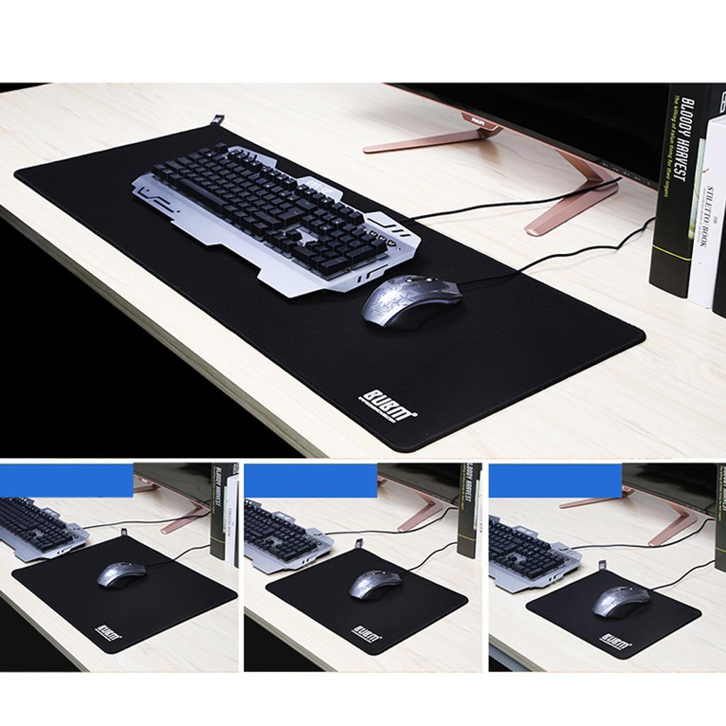 Gaming Mouse  Thick Office Non-slip Mouse Mice Mat Black