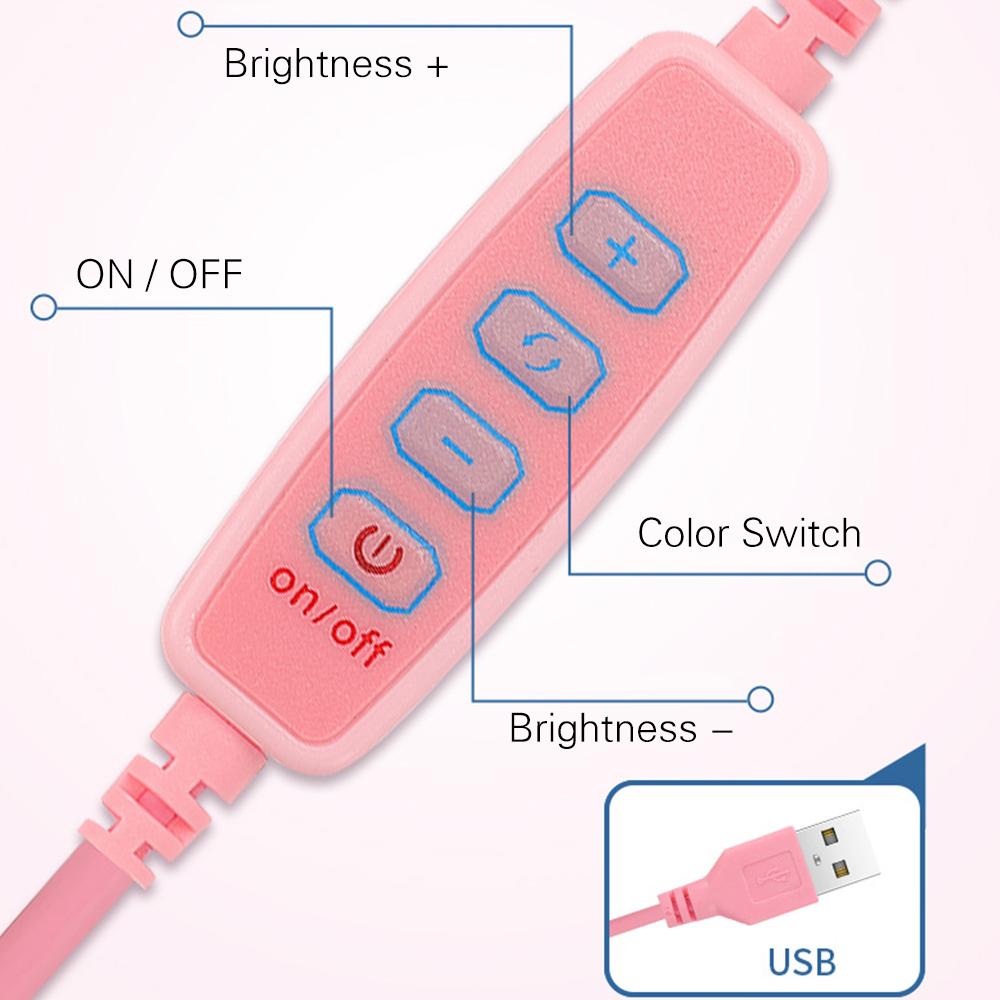 Đèn LED Fill Ring Nhiệt độ màu dao động 3200K-6000K để chụp ảnh Trang điểm phát trực tiếp YouTube