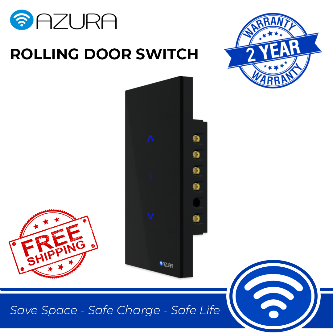 Công Tắc Cửa Cuốn Cảm Ứng Thông Minh AZURA - Kết Nối Wifi