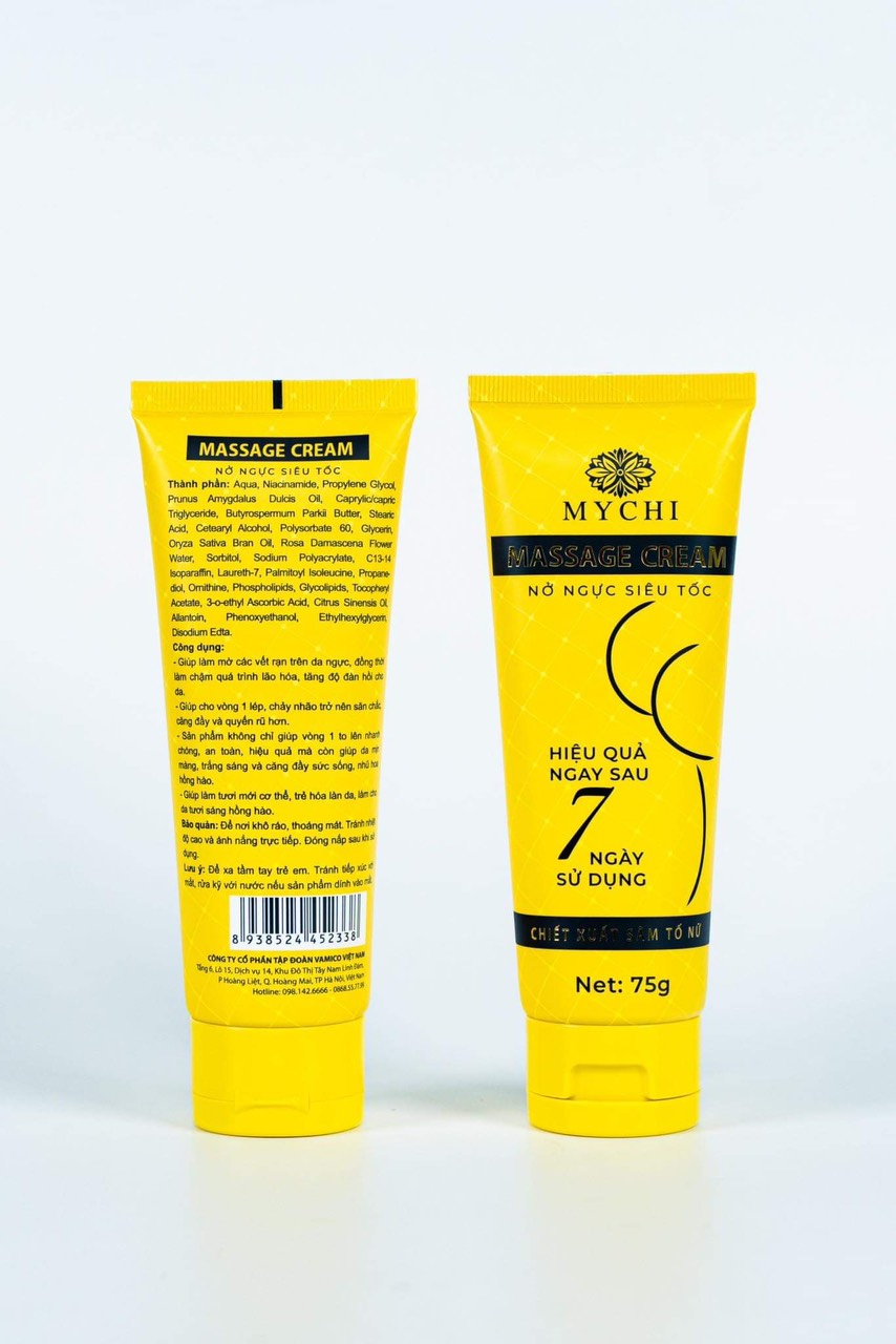 Kem nở ngực siêu tốc Massage cream Mychi - Vamico Group