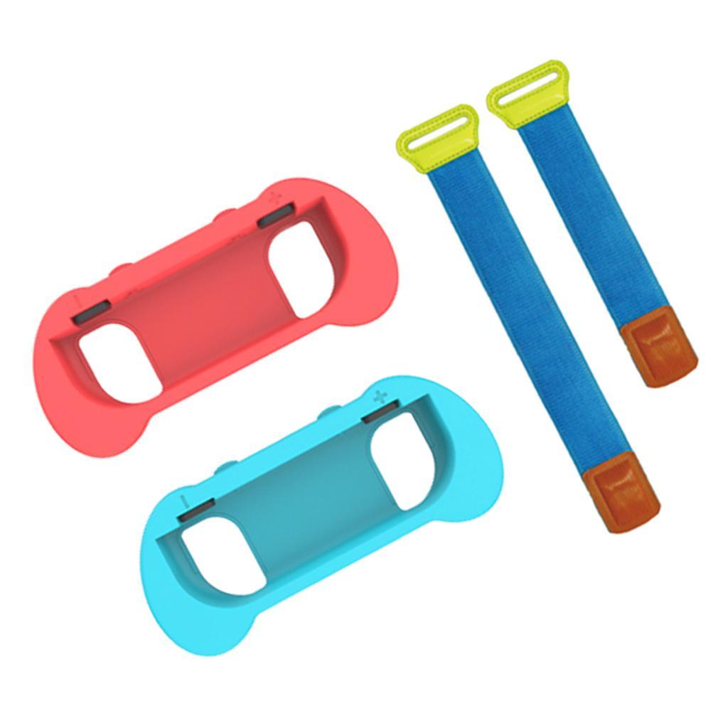 2in1 Hand Grips Wrist Band for  Switch Just Dance 2019  Games