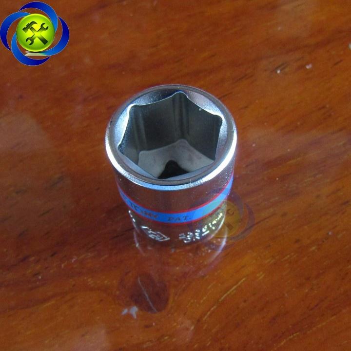 Tuýp 14mm 1/4 Kingtony 233514M loại ngắn 6 cạnh màu trắng