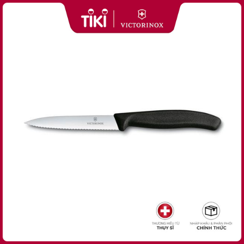 Dao Bếp Victorinox Swiss Classic Paring Knife 6.7733, 10cm, pointed tip, wavy edge
