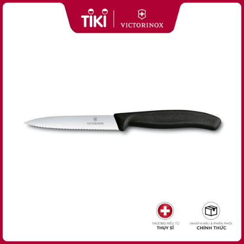 Dao Bếp Victorinox Swiss Classic Paring Knife  6.7733, 10cm, pointed tip, wavy edge