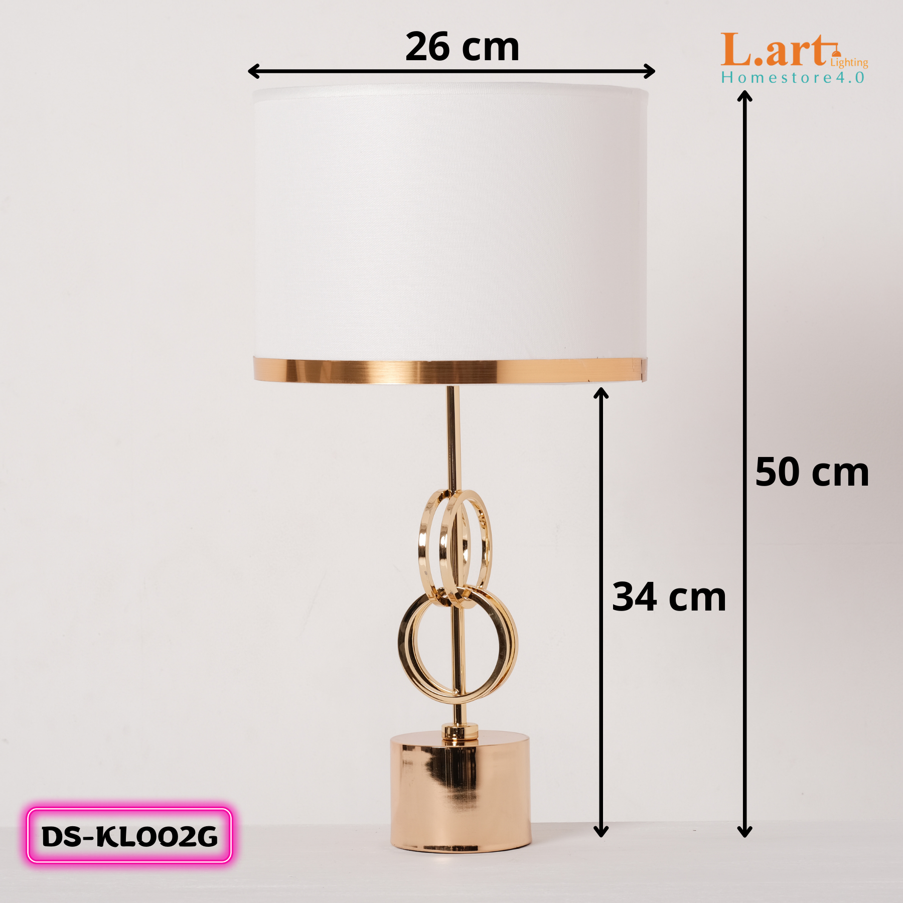 Đèn bàn cao cấp kim loại vàng mạ sơn tĩnh điện phong cách Châu Âu DB-KL002G