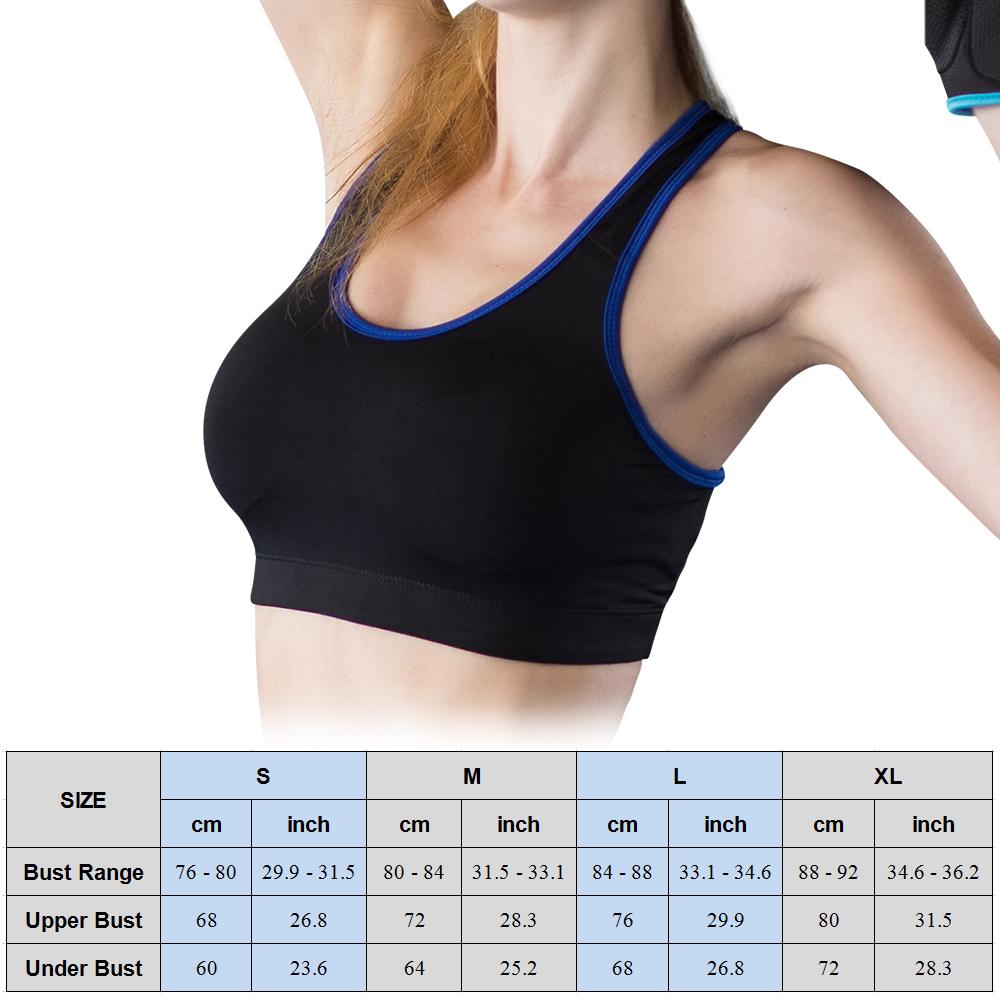 3 áo lót thể thao có mút đệm ngực , áo bra tập thể dục, chất liệu vải co giãn thoáng khí