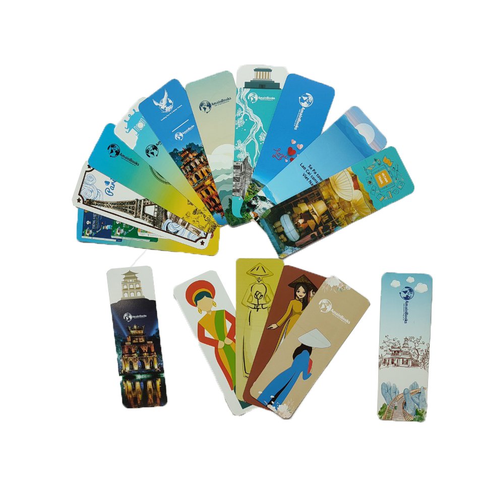 Combo 03 Bookmark Đánh Dấu Sách Amain Books (ngẫu nhiên)