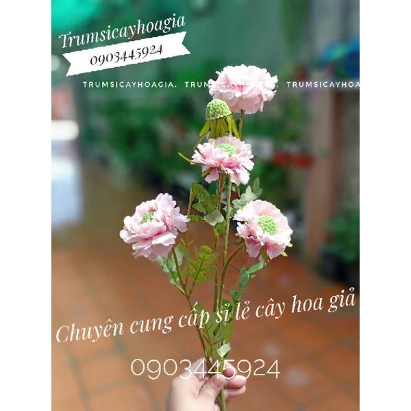 Cành cúc quả thông cao 60cm trang trí độc lạ nhập khẩu-Hoa cao cấp