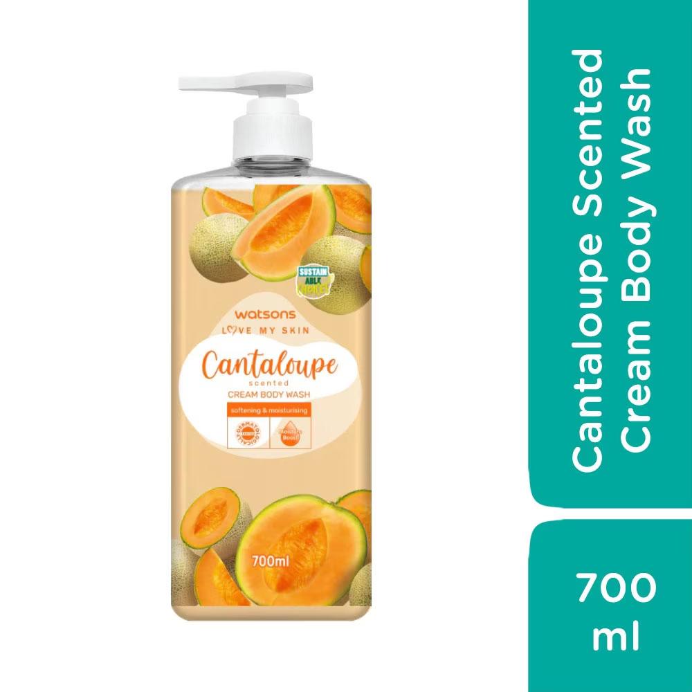 Kem Tắm Watsons Love My Skin Cantaloupe Scented Cream Body Wash 700ml