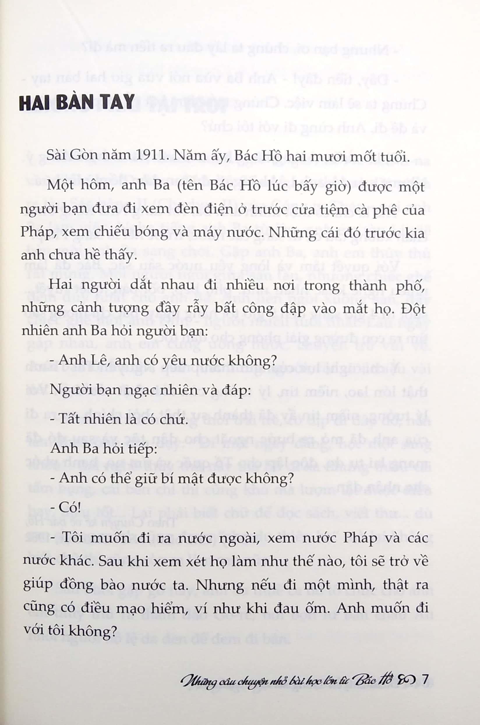 Những Câu Chuyện Nhỏ - Bài Học Lớn Từ Bác Hồ (Tái Bản)