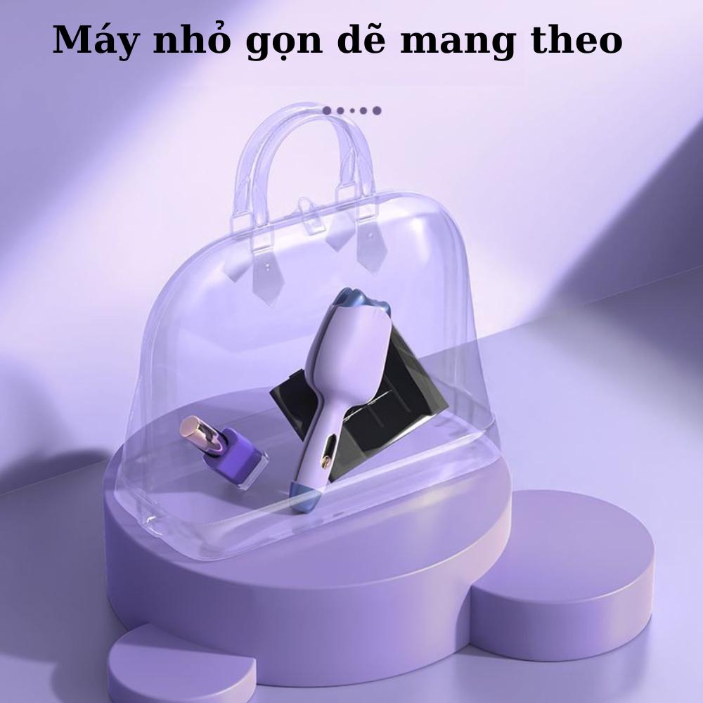 Máy uốn xoăn sóng hippie size 32mm không hại tóc,gợn nước chống bỏng