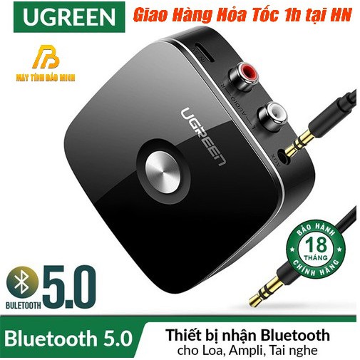 Bộ thu Bluetooth 4.2 cho Loa Và Amply cao cấp Ugreen - Hàng chính hãng