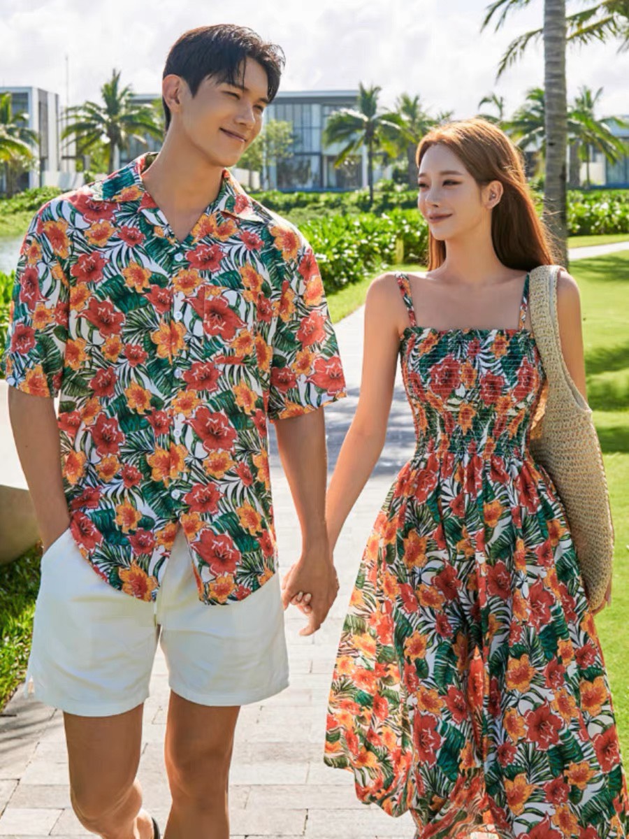Mẫu đồ đôi họa tiết mới nhất Couple Tina 1 - AV008
