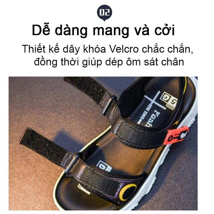 Giày sandal thiết kế đế mềm kiểu Hàn Quốc cho các bé trai