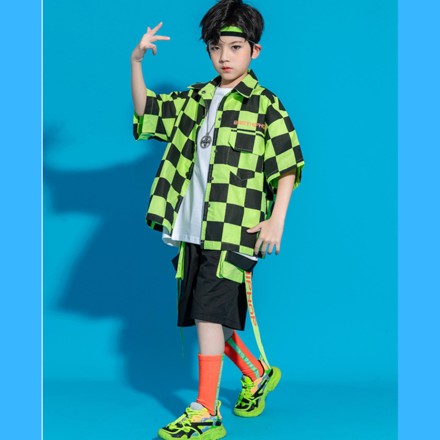 Set Unisex bé trai bé gái phong cách hiphop chất thô BUS005C